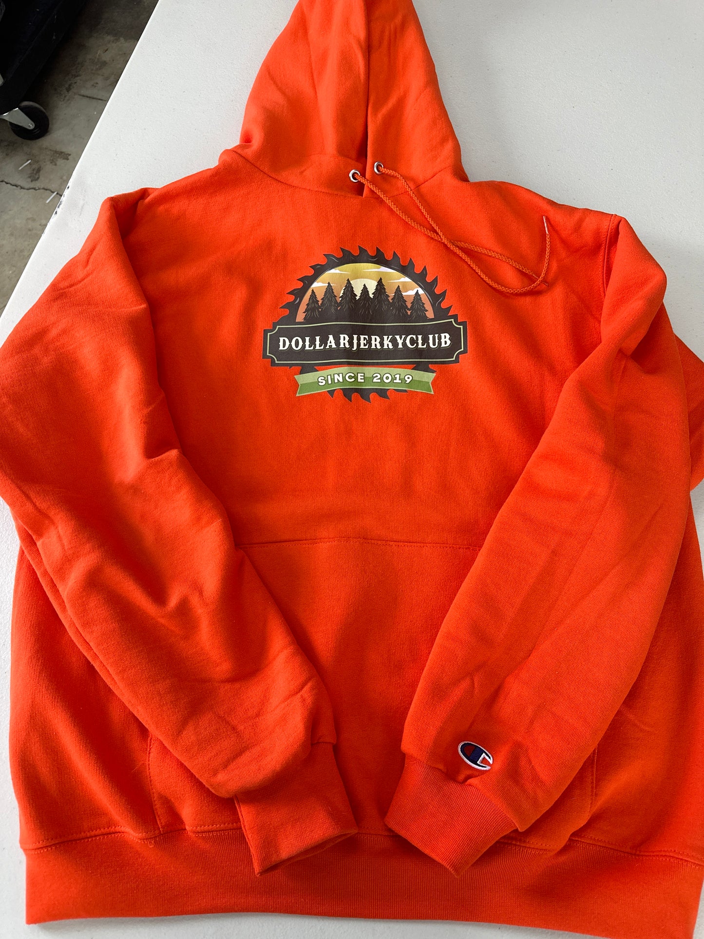 Orange outdoor DJC Hoodie