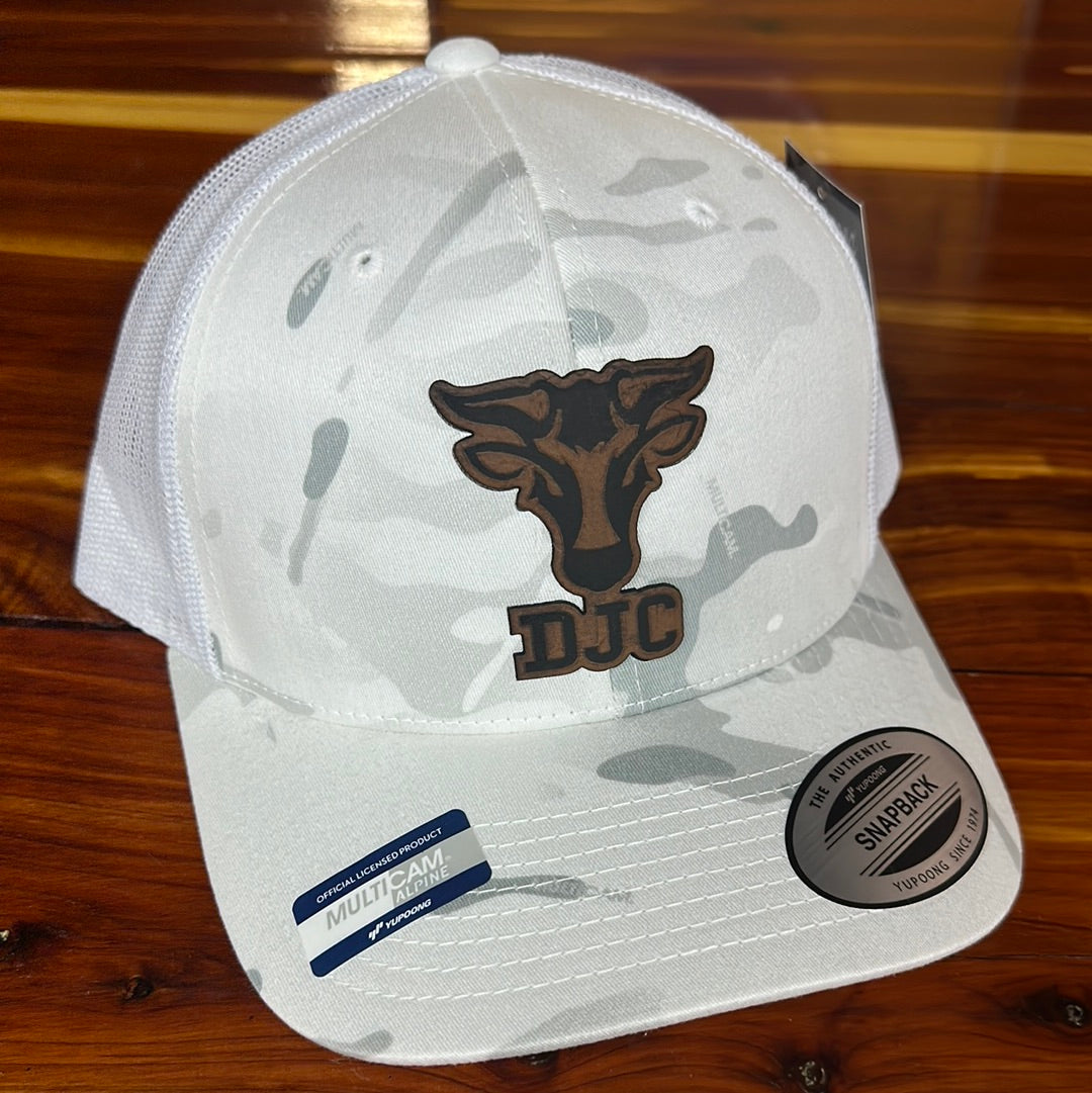 Snow Camo Bull Head Snapback